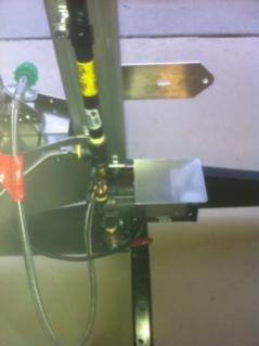 March pump and chiller bracket location