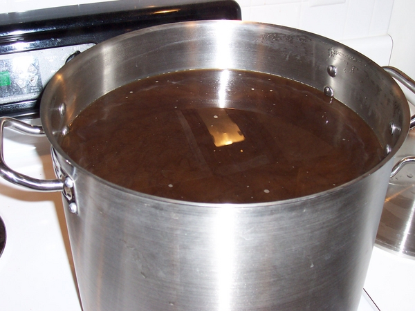 65gallonsdunkelweizenwortpre-boil