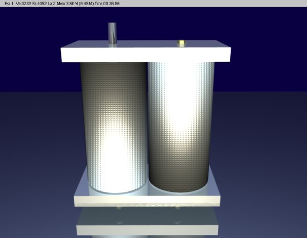 3DModeledGrainMill