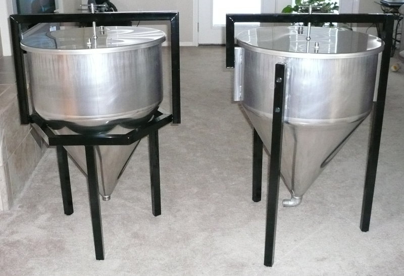 2NewDIYConicalFermenters