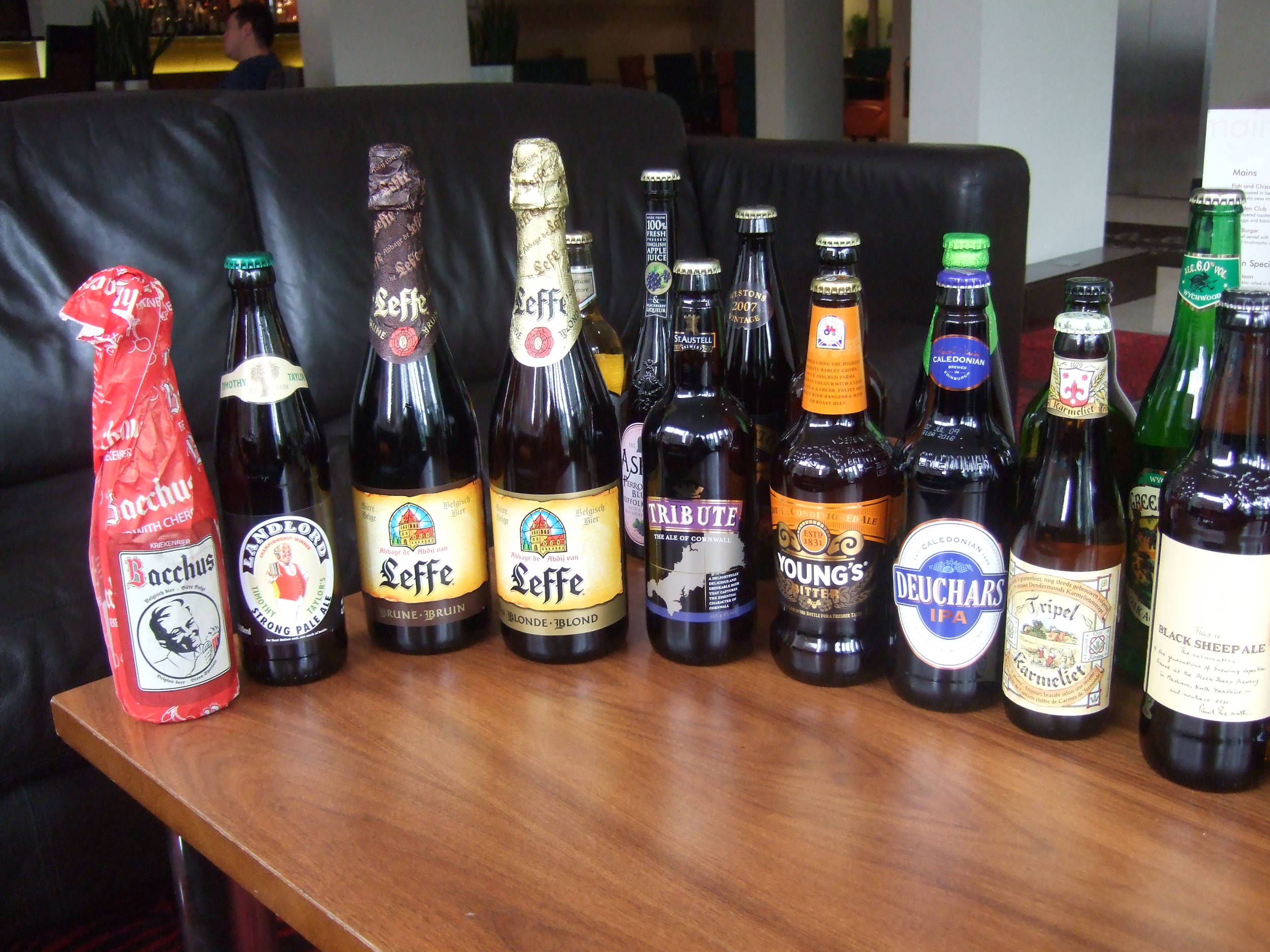 Someoftheother18bottlesofbeerIbroughtbackfromLondon