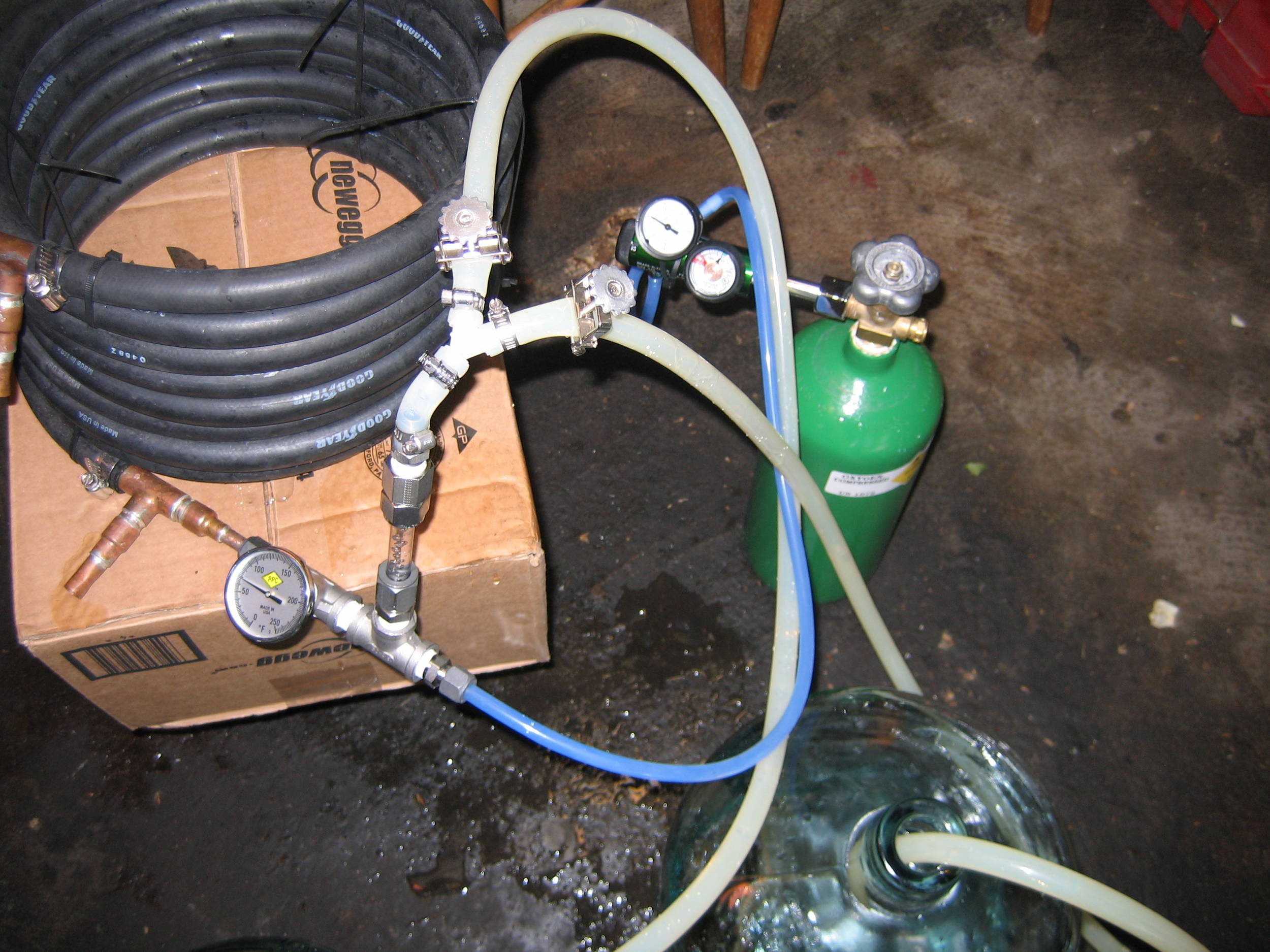 Inline Oxygen set-up