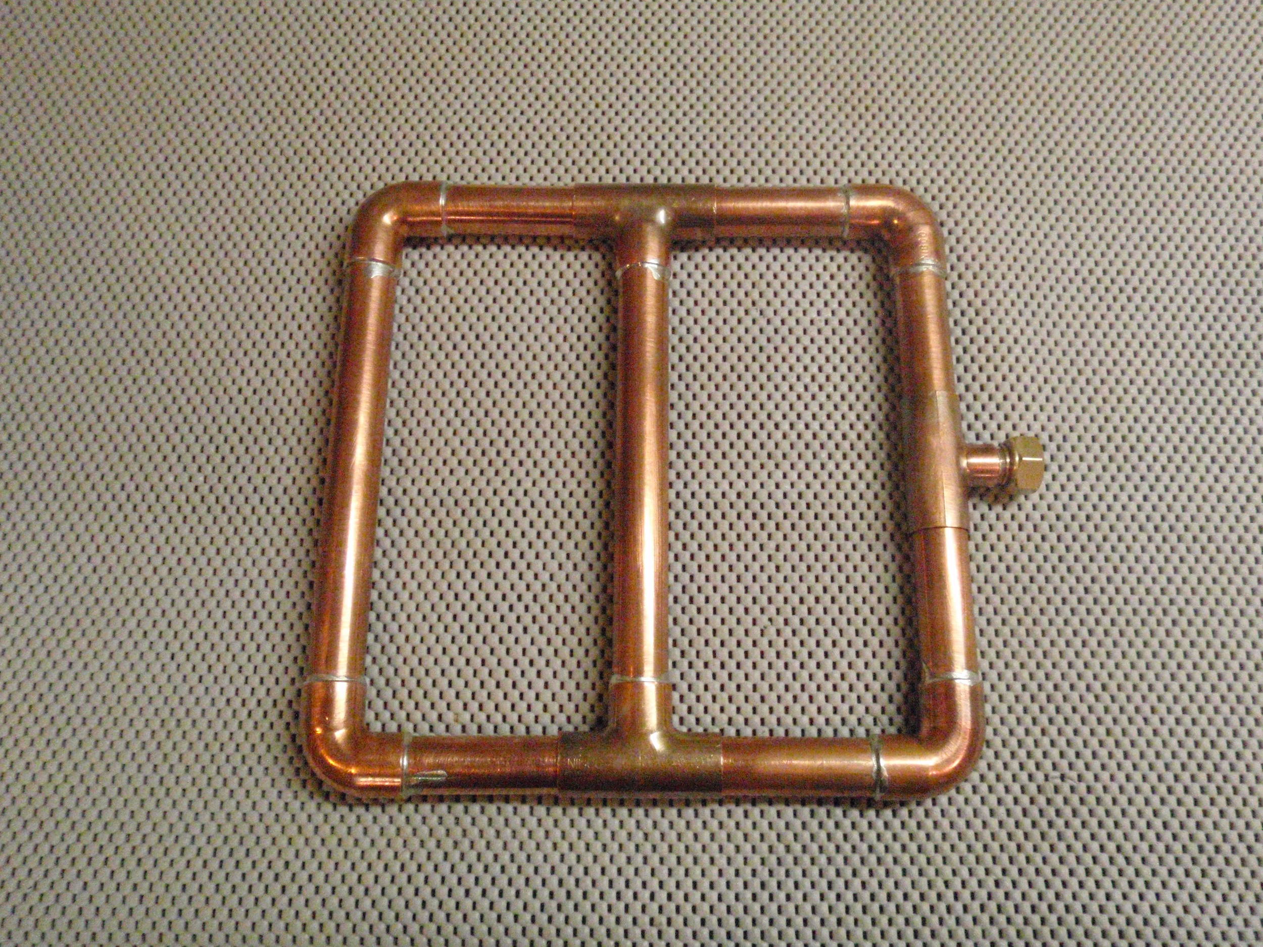 Assembledcoppermanifoldtopview