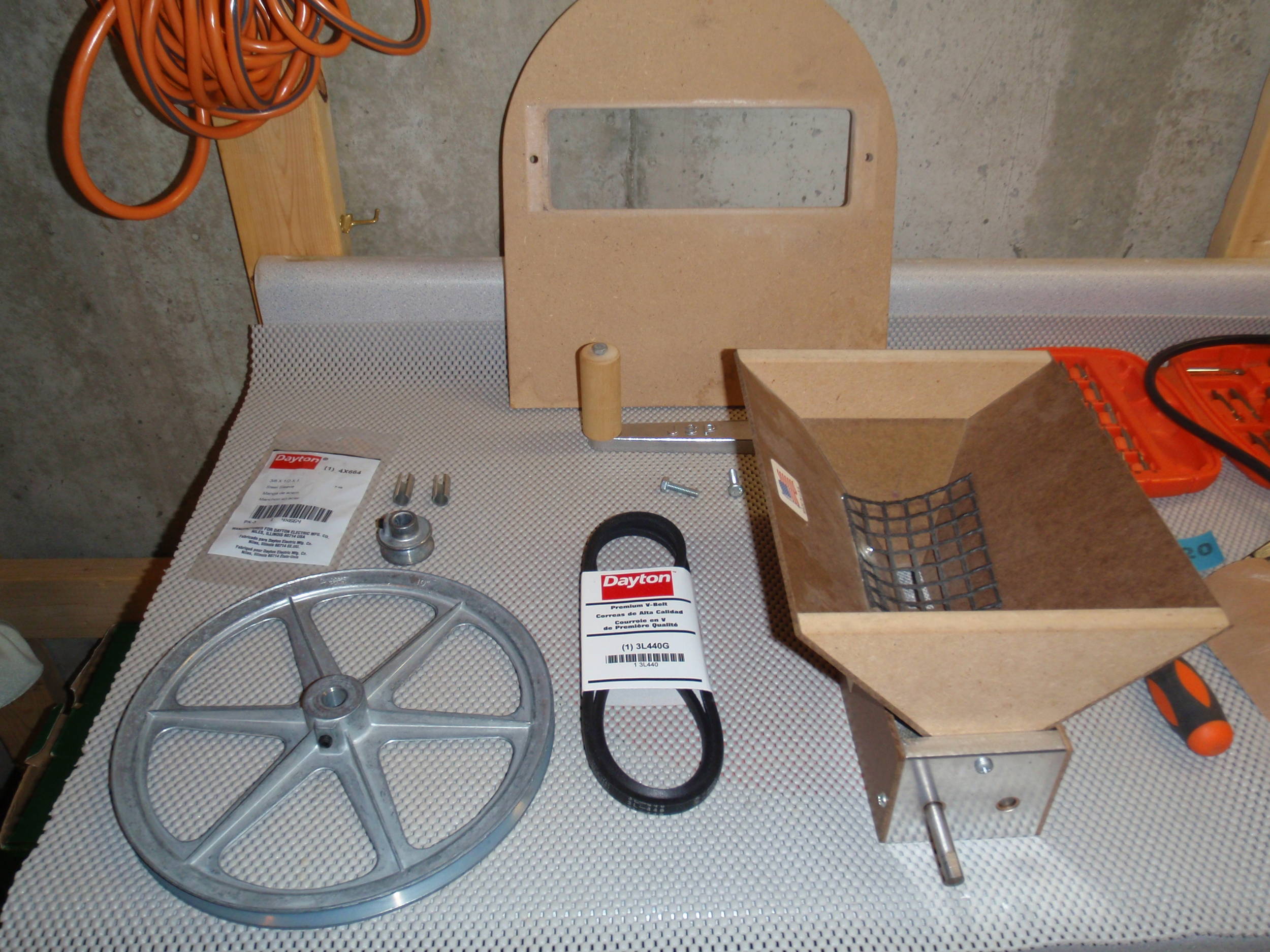 MotorizedGrainMill-PartsList