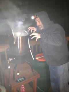 BrewNightchillingthewortforaBelgianCaramelWit
