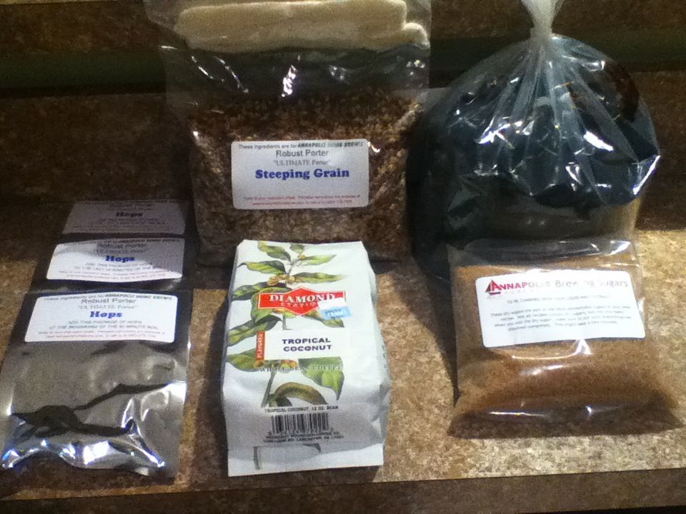 CoconutCoffeePorterIngredients