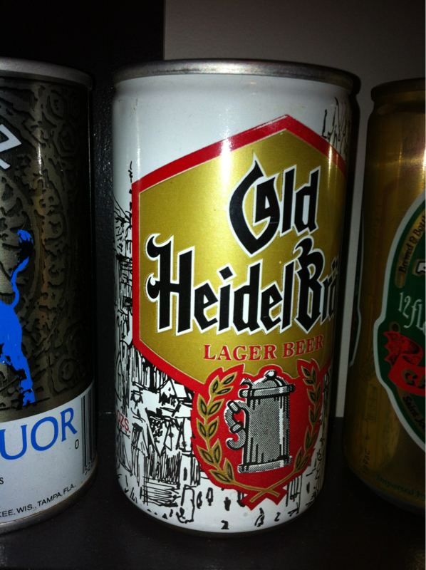 Beer can wall