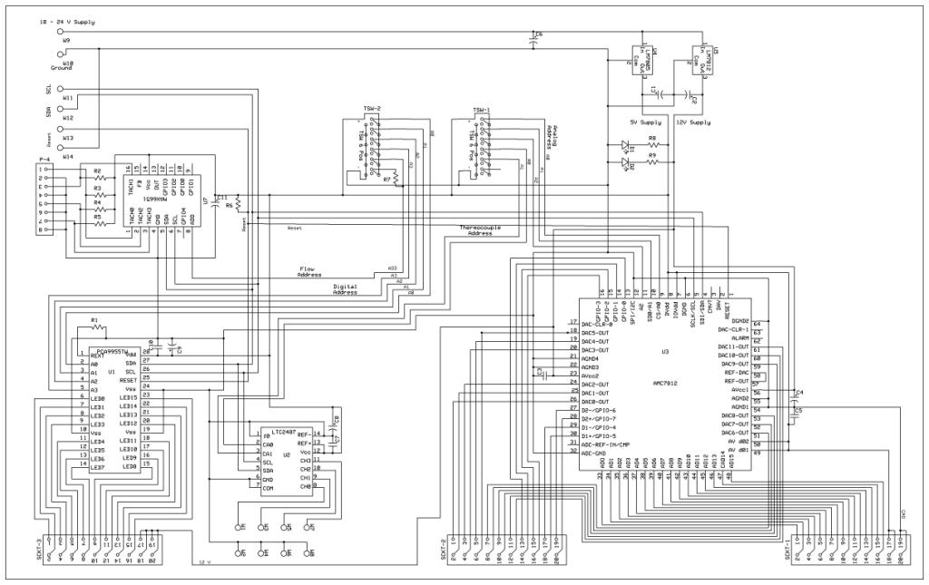 I2C board schematic for next generation brew controller