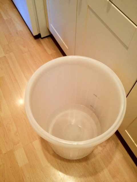 Sanitized and filled