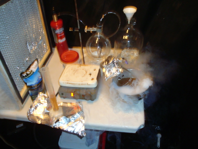 dry ice cooling bath
