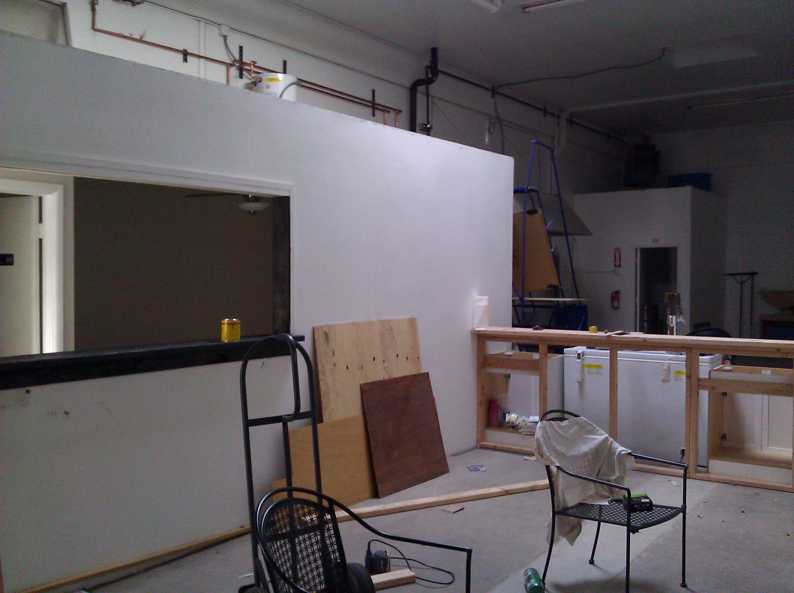 finished passthrough bar