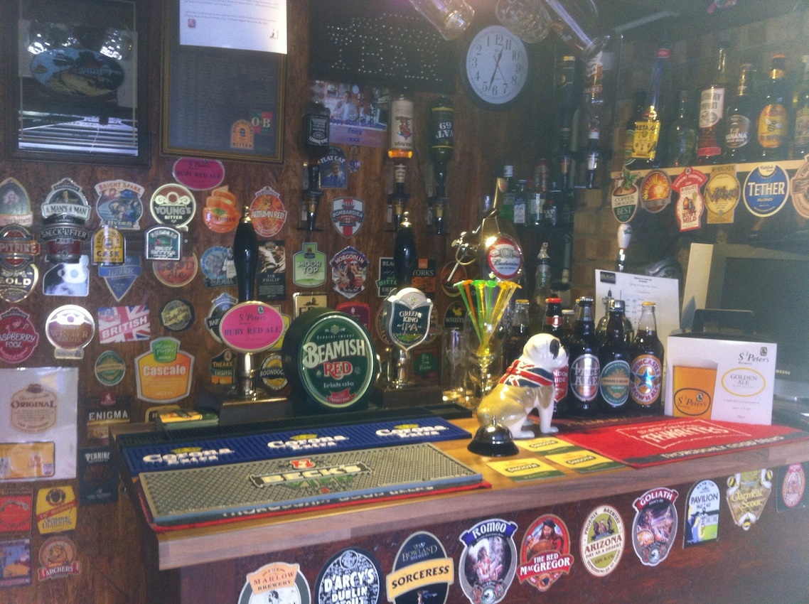 Bar in the uk -real ale beer