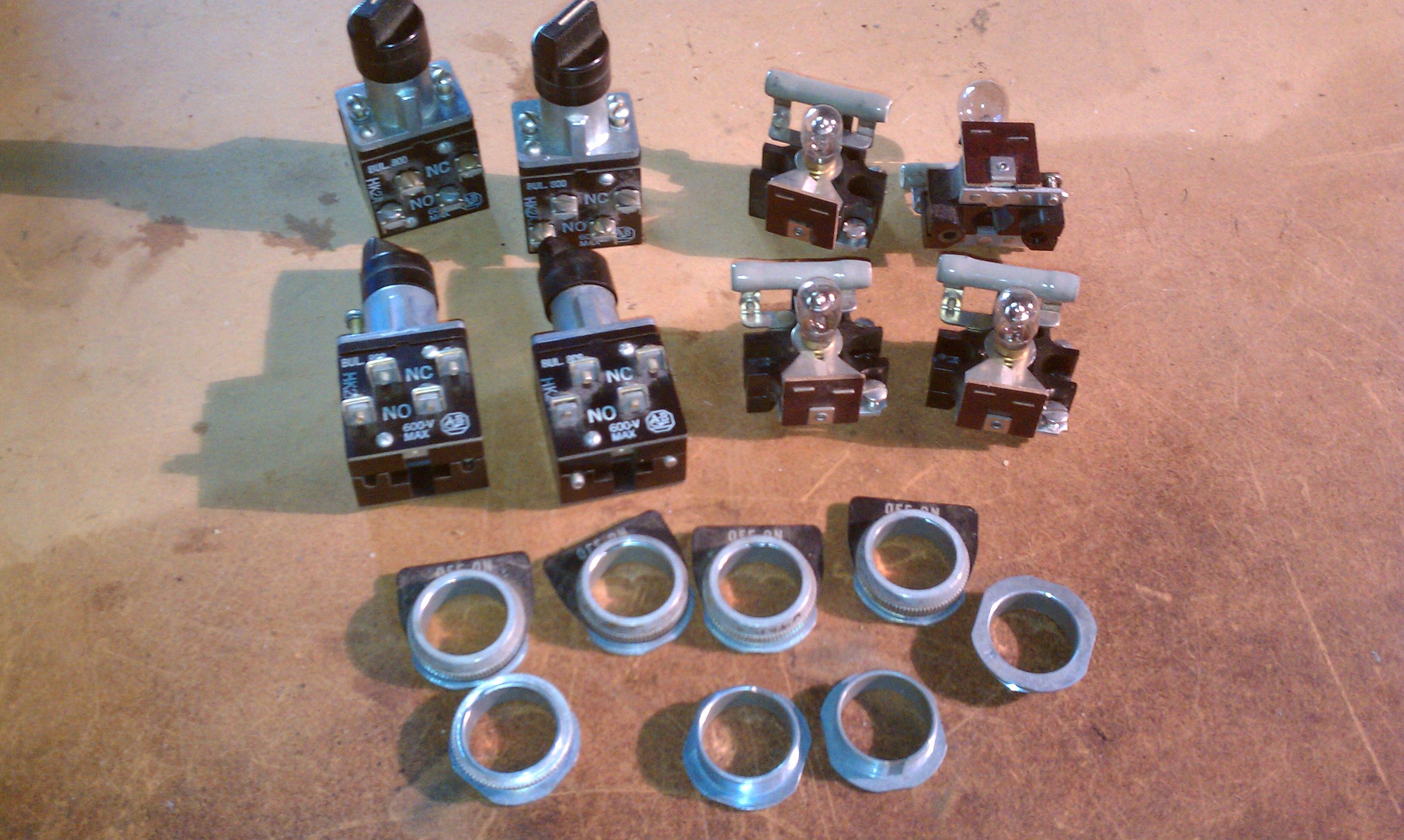 Allen Bradley switches and lights