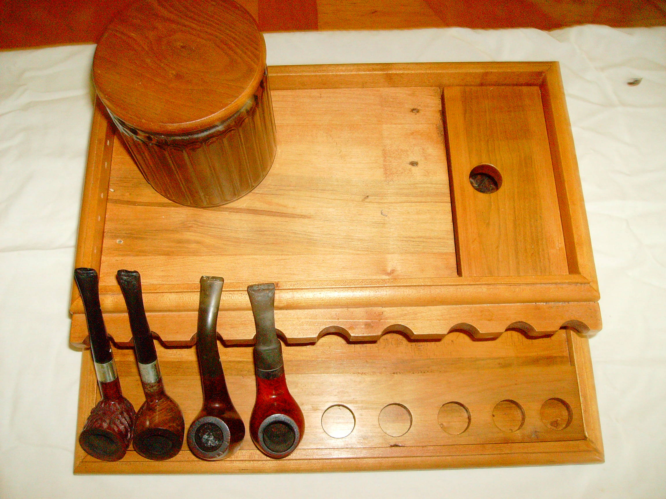 Pipe stand top view