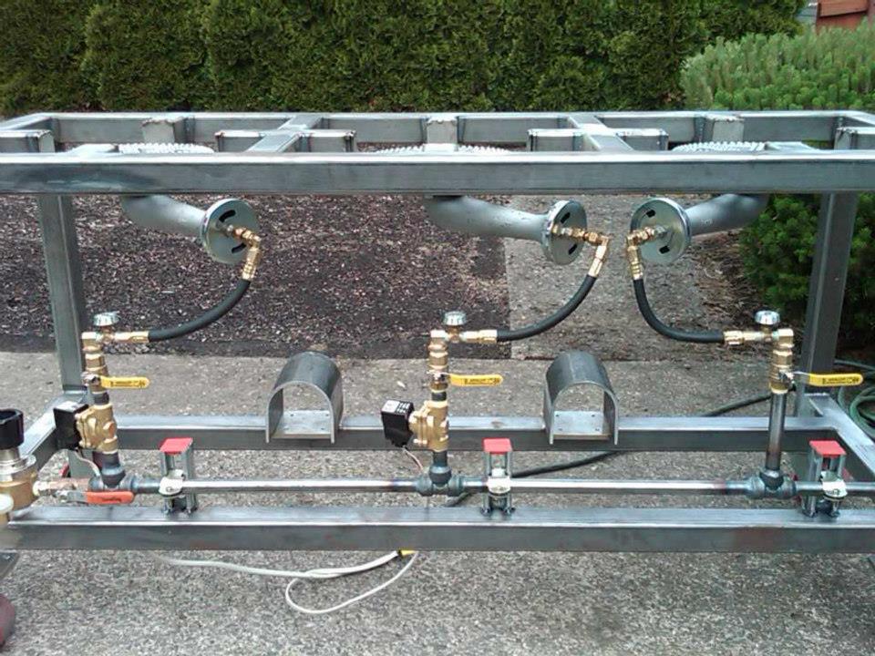 Pictures of the Brew Stand build