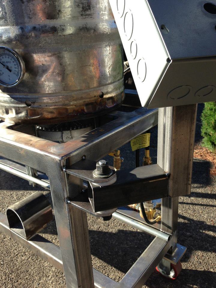 Pictures of the Brew Stand build