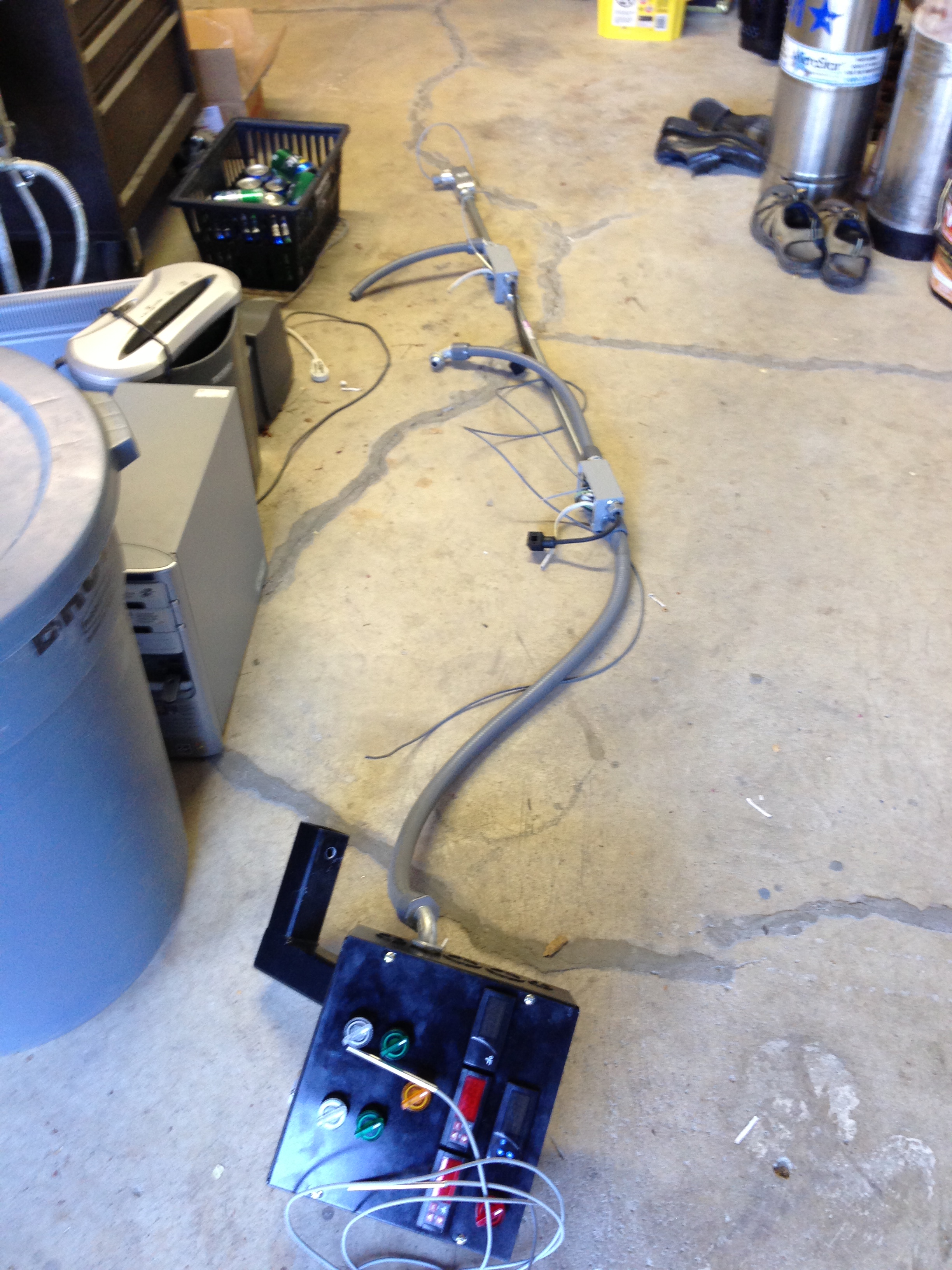 Pictures of the Brew Stand build