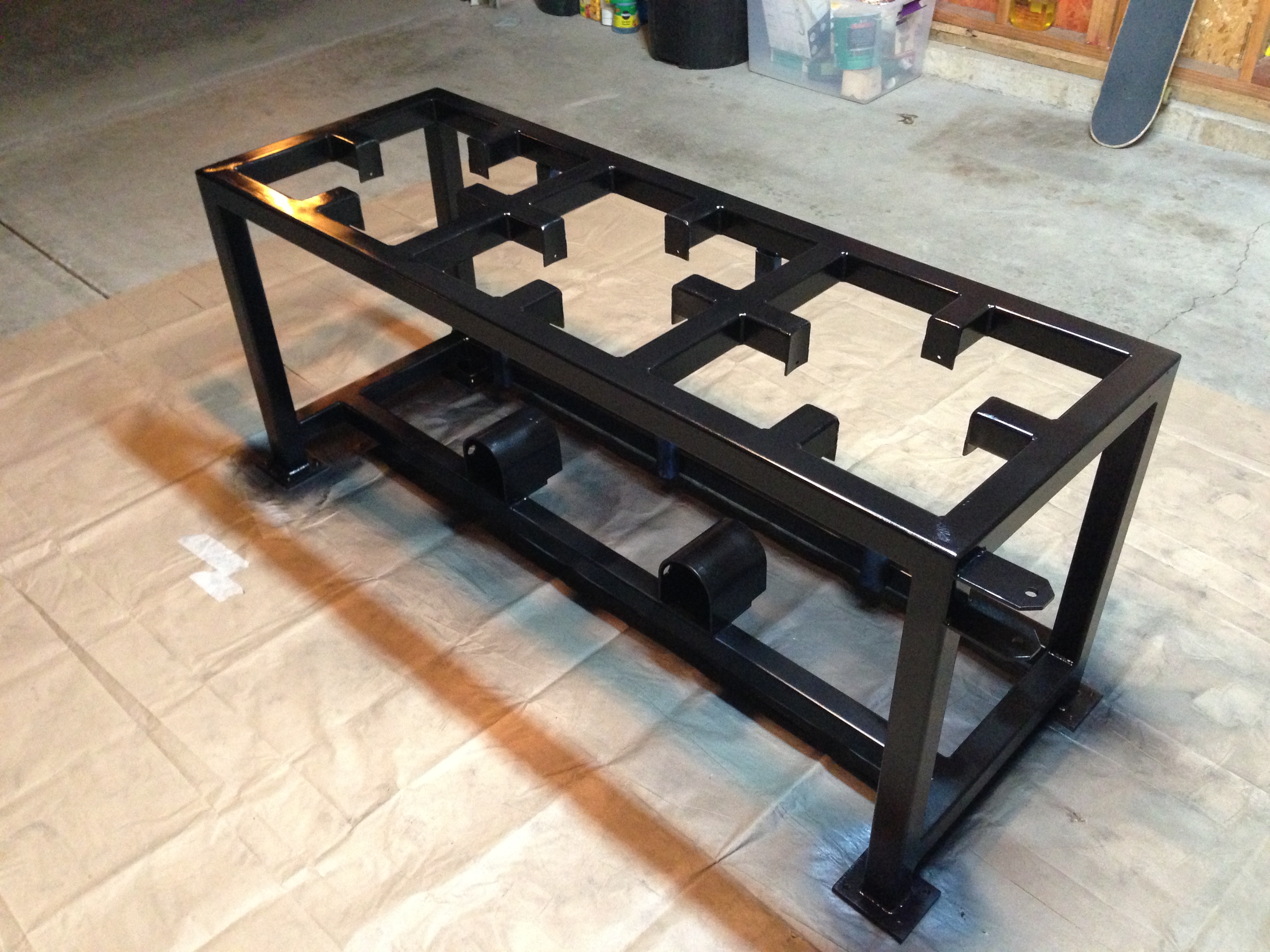 Pictures of the Brew Stand build