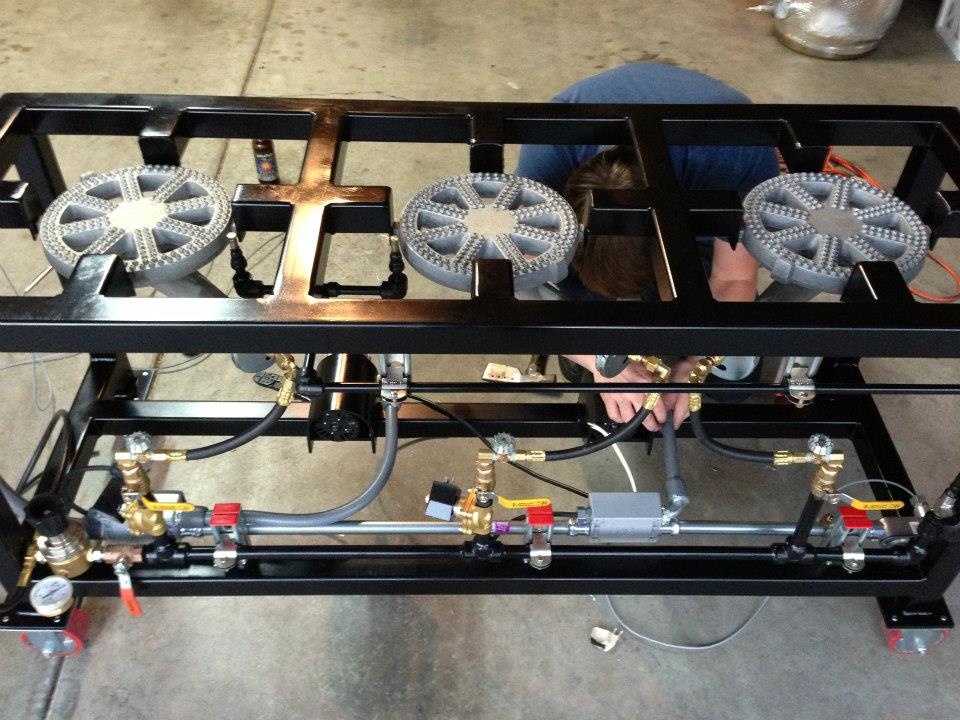 Pictures of the Brew Stand build