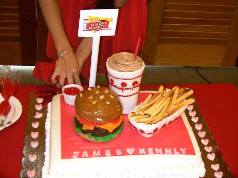 Burger Cake, Man Size