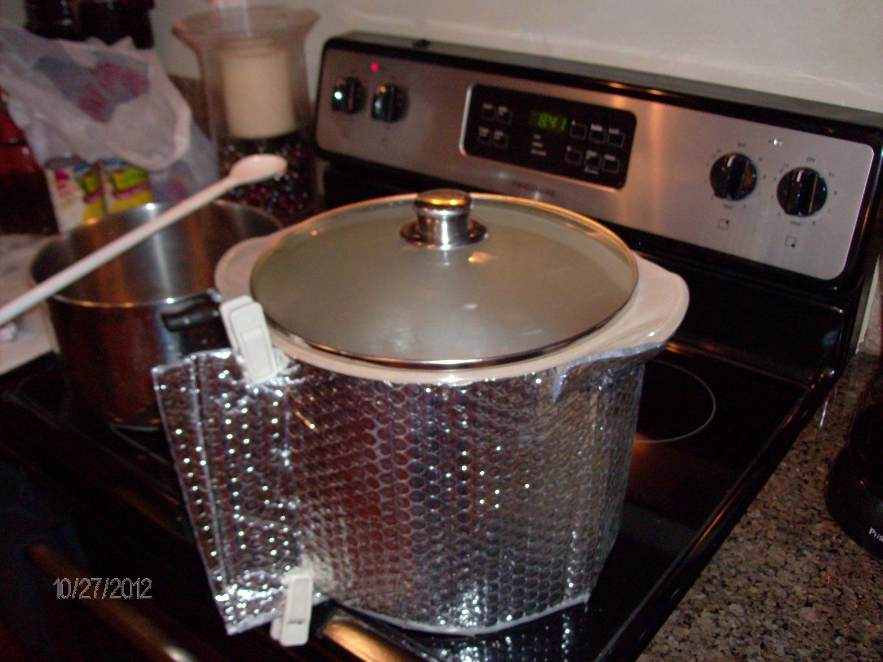 More reflector around the kettle
