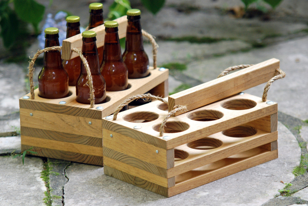 Homebrew beer bottle carrier - 6 x 12oz