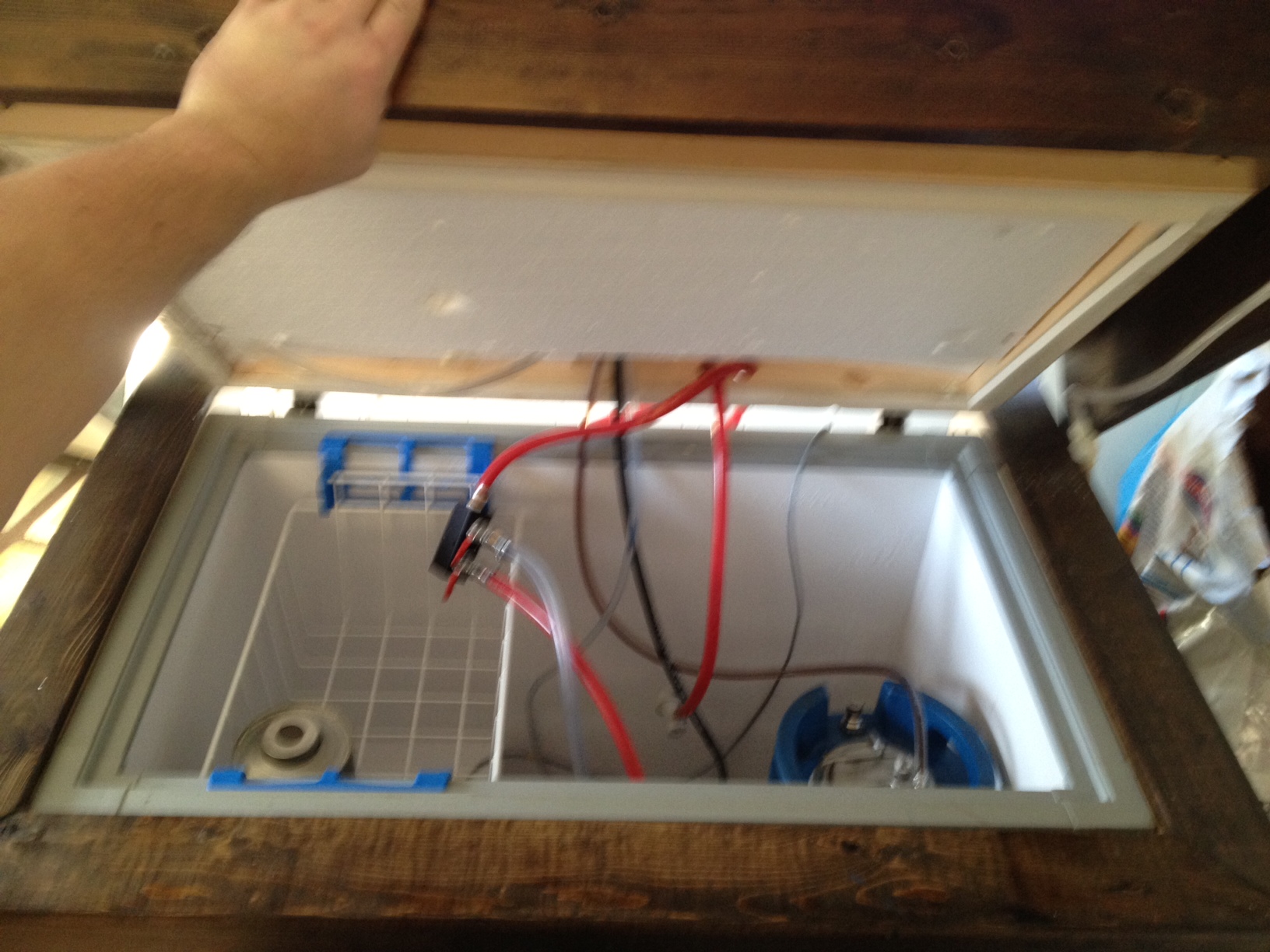 Keezer lid