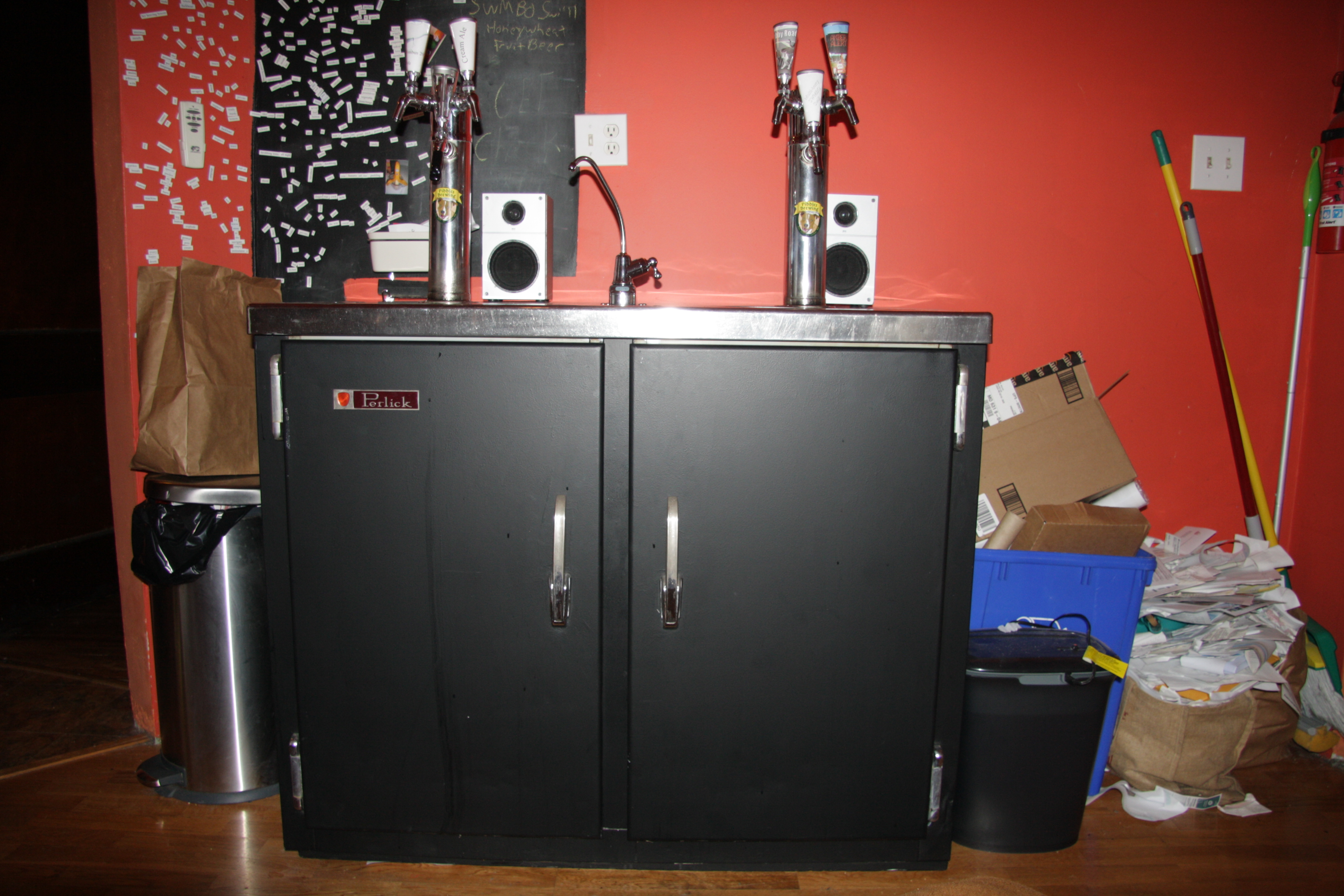 Pibbles Brewing keg cooler