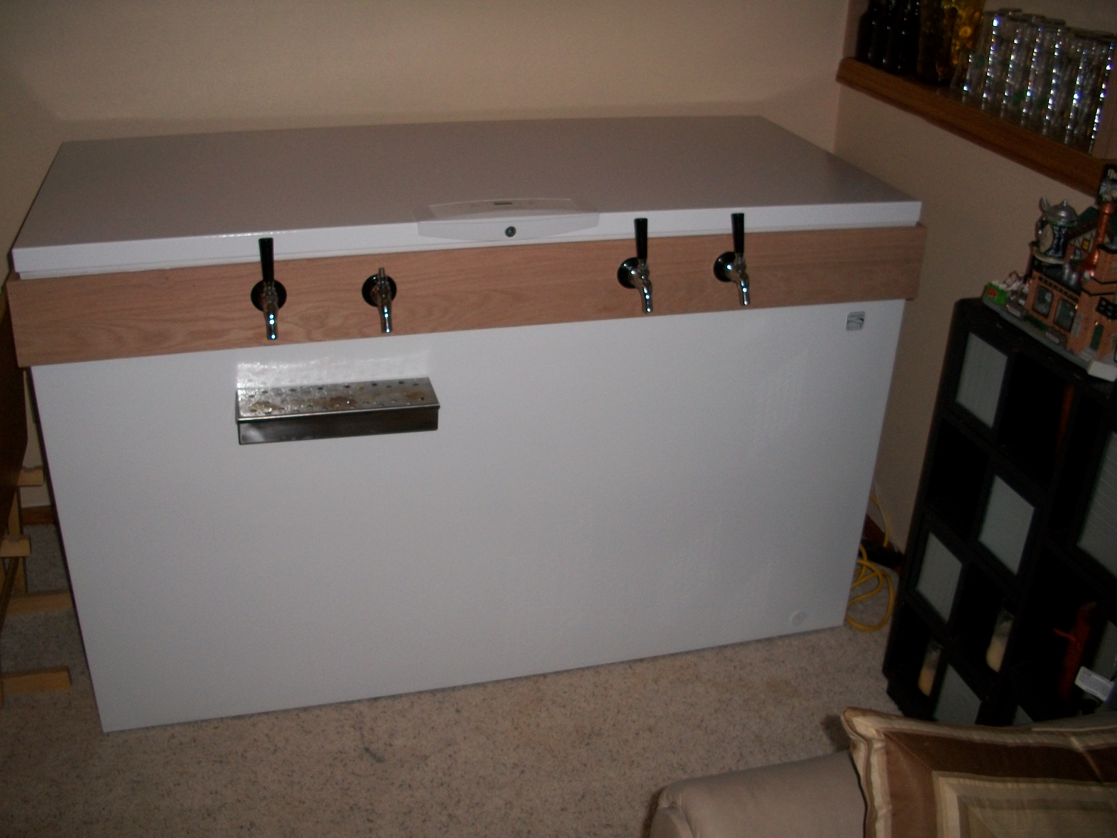 Kegerator front