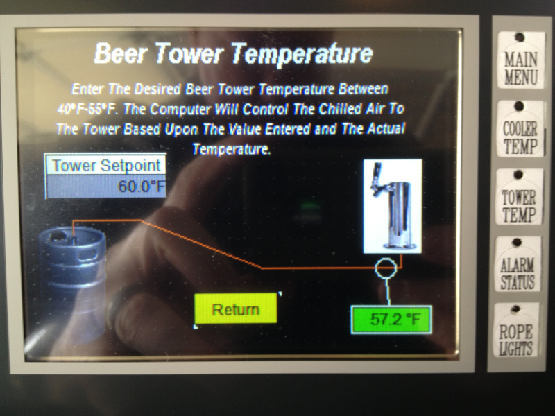Plc controlled kegerator