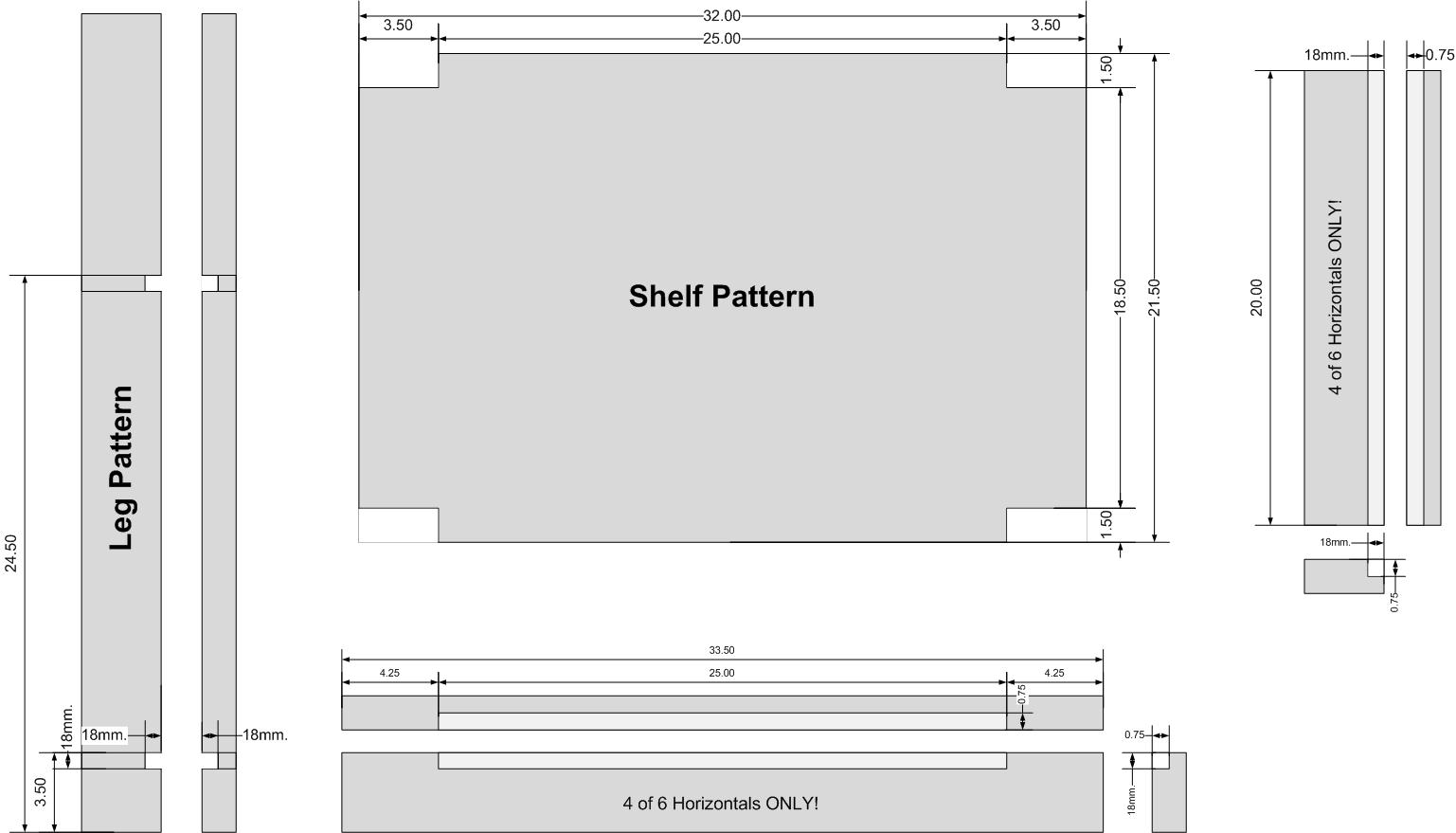 Monster Mill Table (Cut Details)