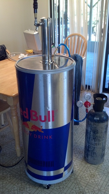 Red Bull Kegerator