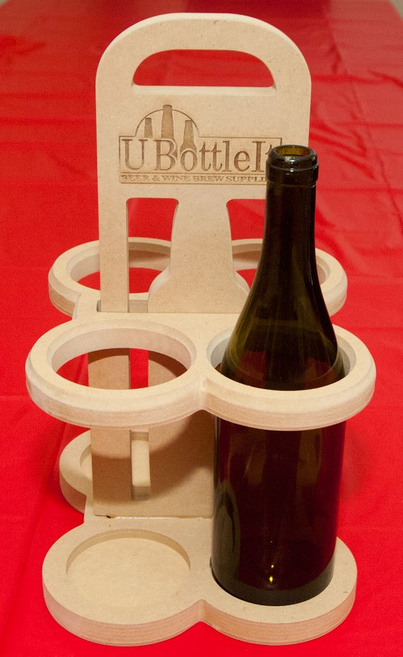 Sturdy Home Brew Carriers and Custom Laser Engraved Glasses