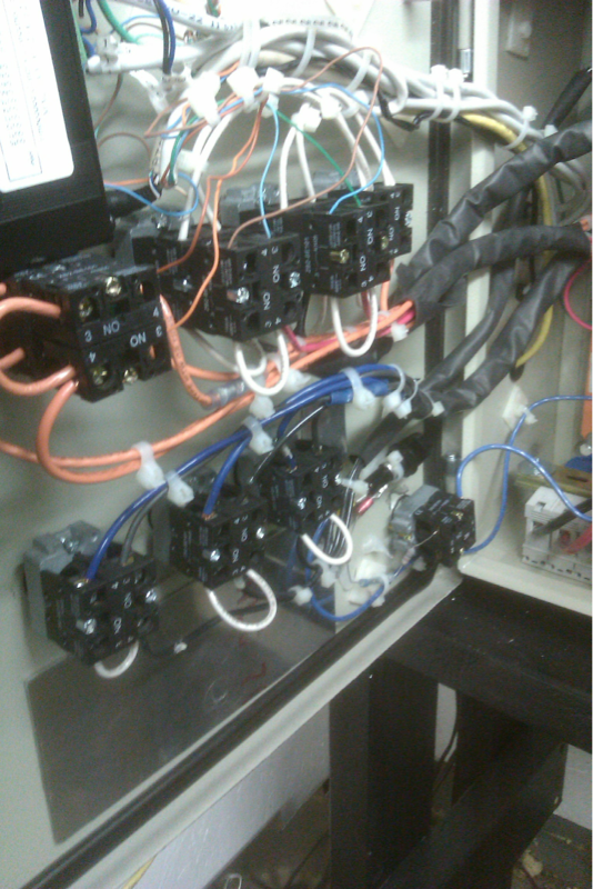 old control box door wiring