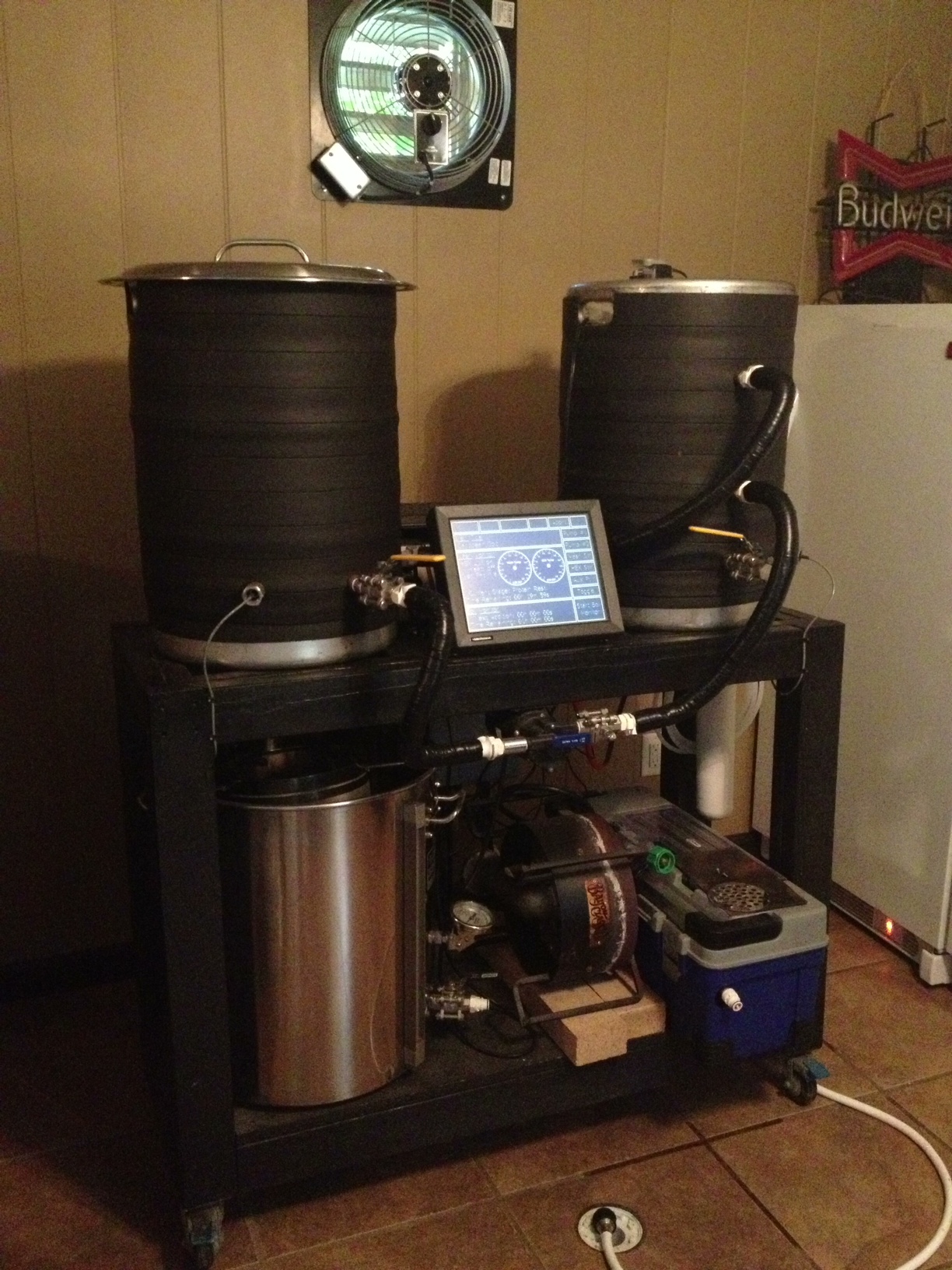 Brew session in progress..