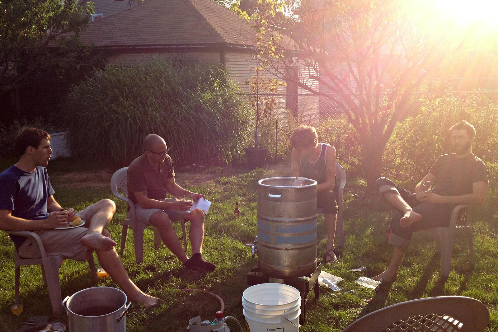 At home brewing