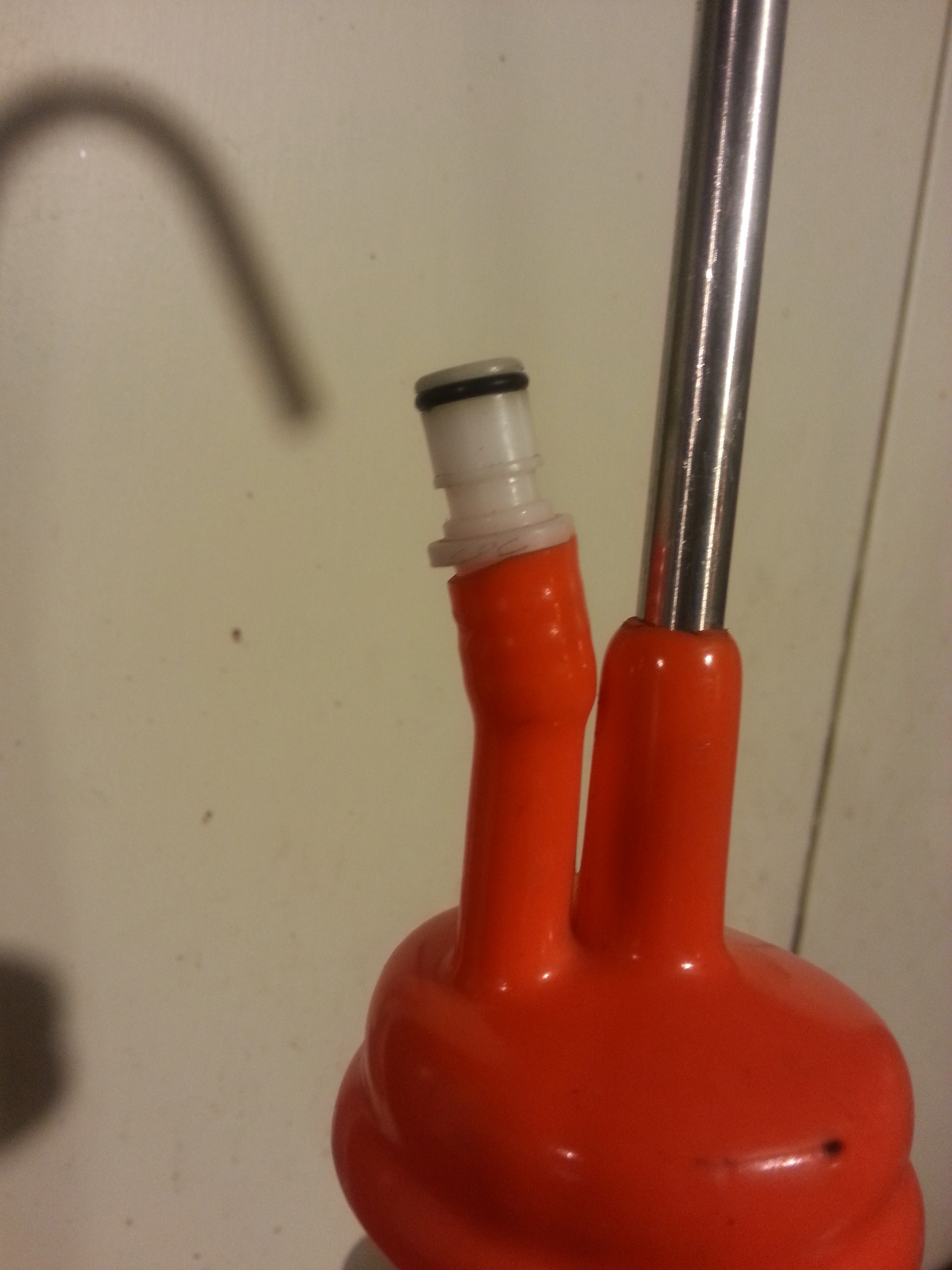 Carboy cap mods. for siphoning