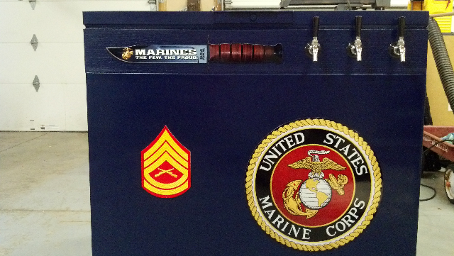 New Keezer, Semper Fi!