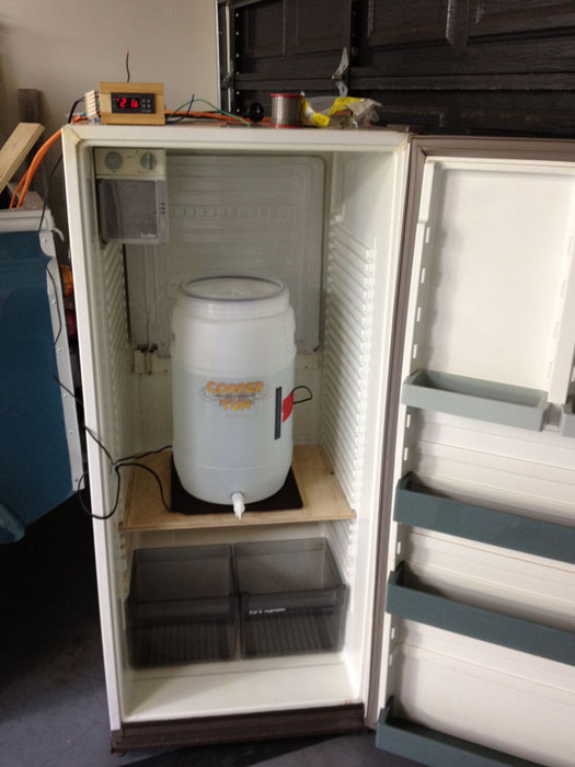 temp controlled fridge