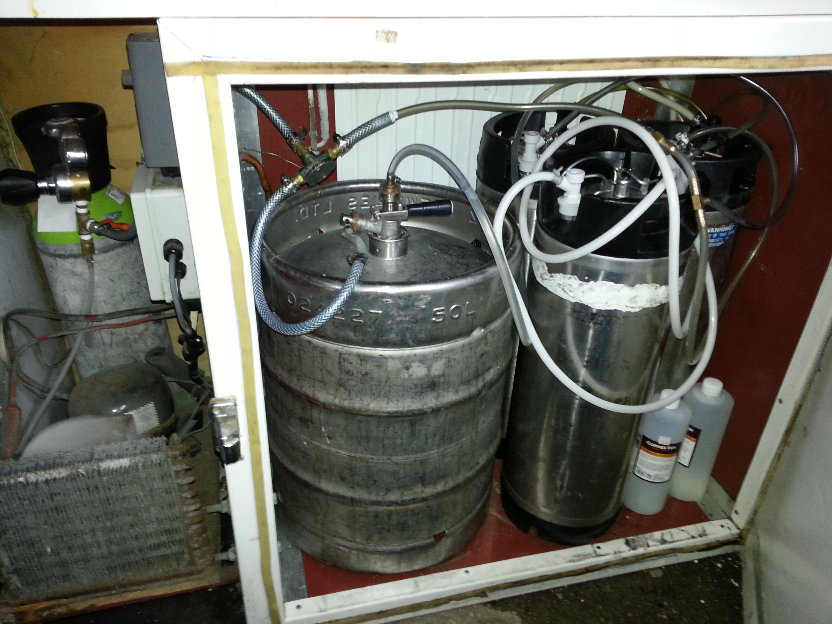 The bar setup