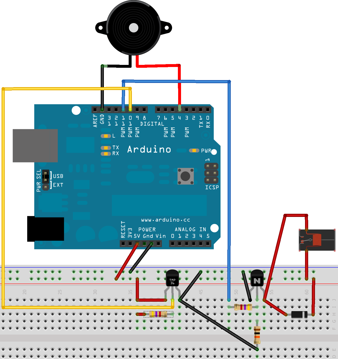 Arduino electrical circuit