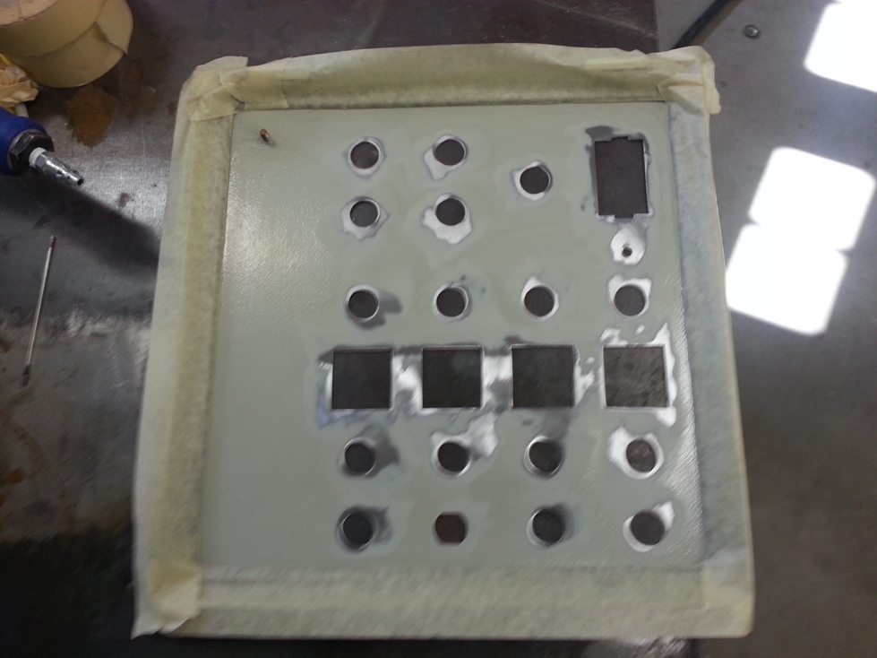 Inside door touchup