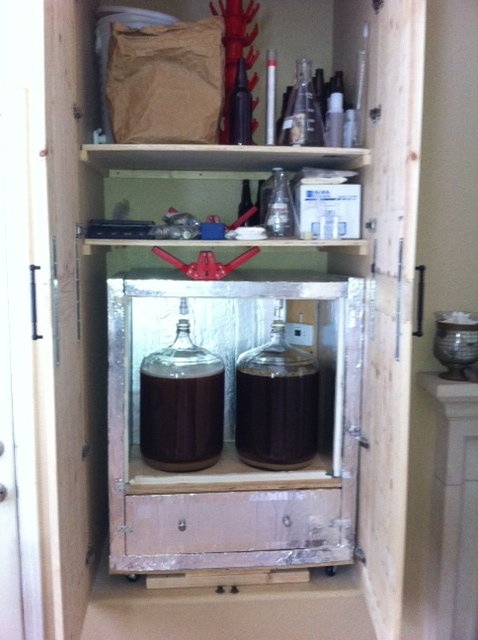 Fermentor cooler
