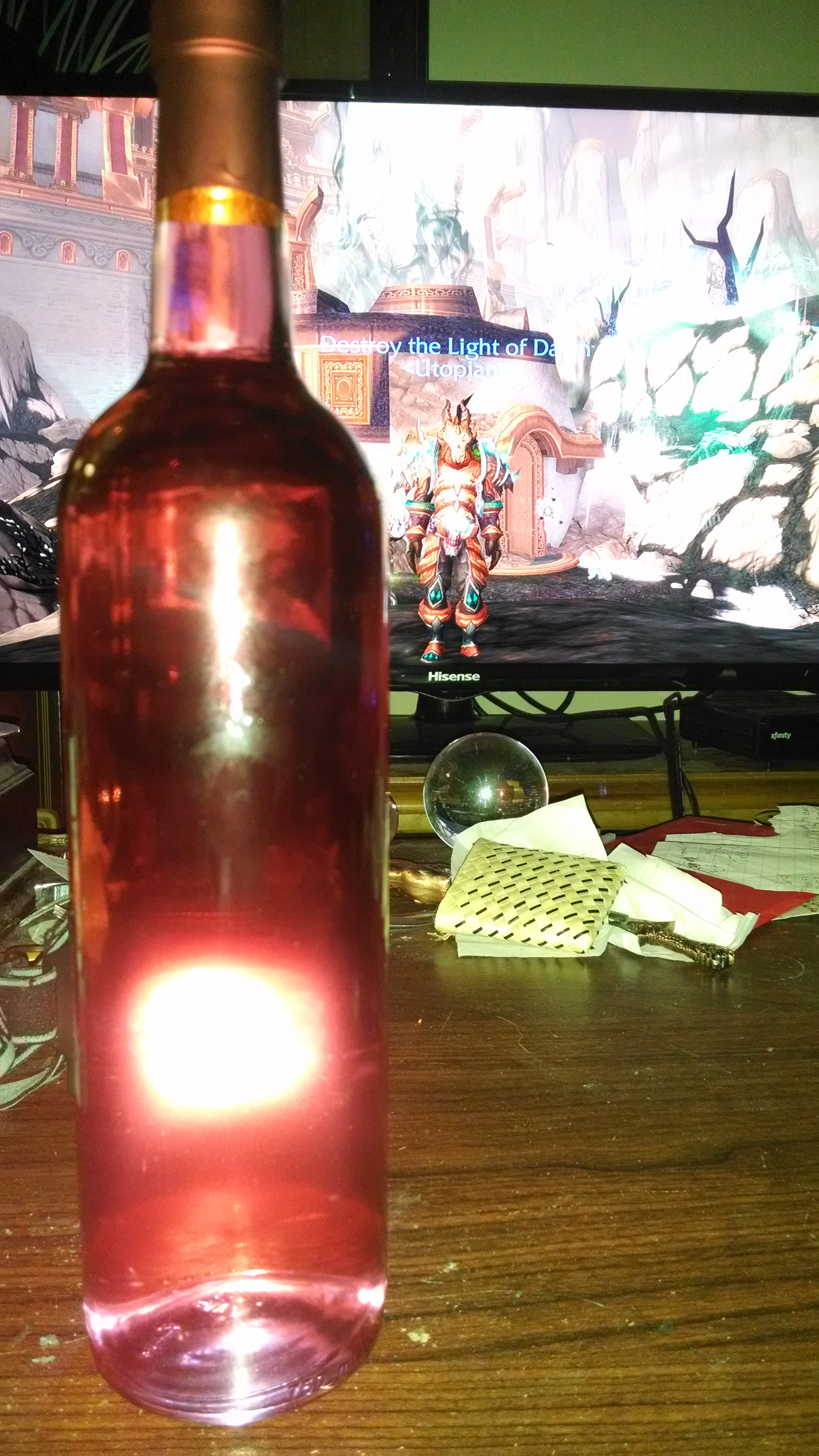 Bottled/ with cam flash
