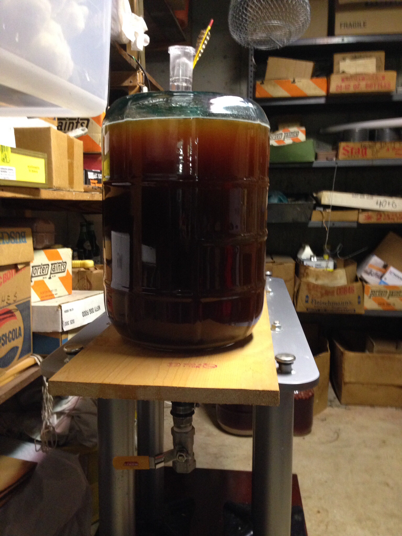 5 gal carboy turned into conical