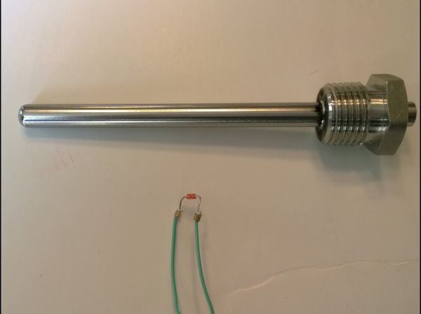 thermowell and thermistor