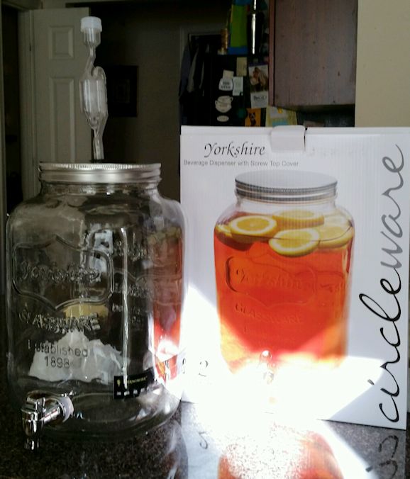 2 Gallon Glass Fermenter
