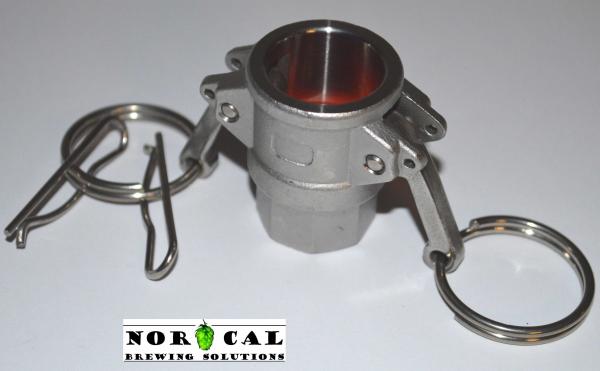 Cam Lock - D Style Female to 1/2" NPT Female