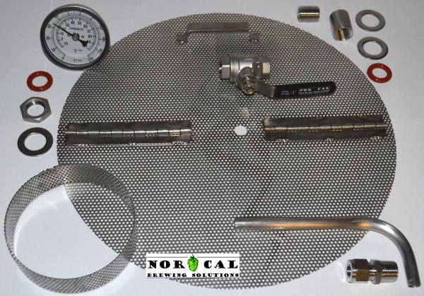 Complete Conversion Kit (Weldless) - Keg / Keggle to Ultimate Mash Lauter Tun