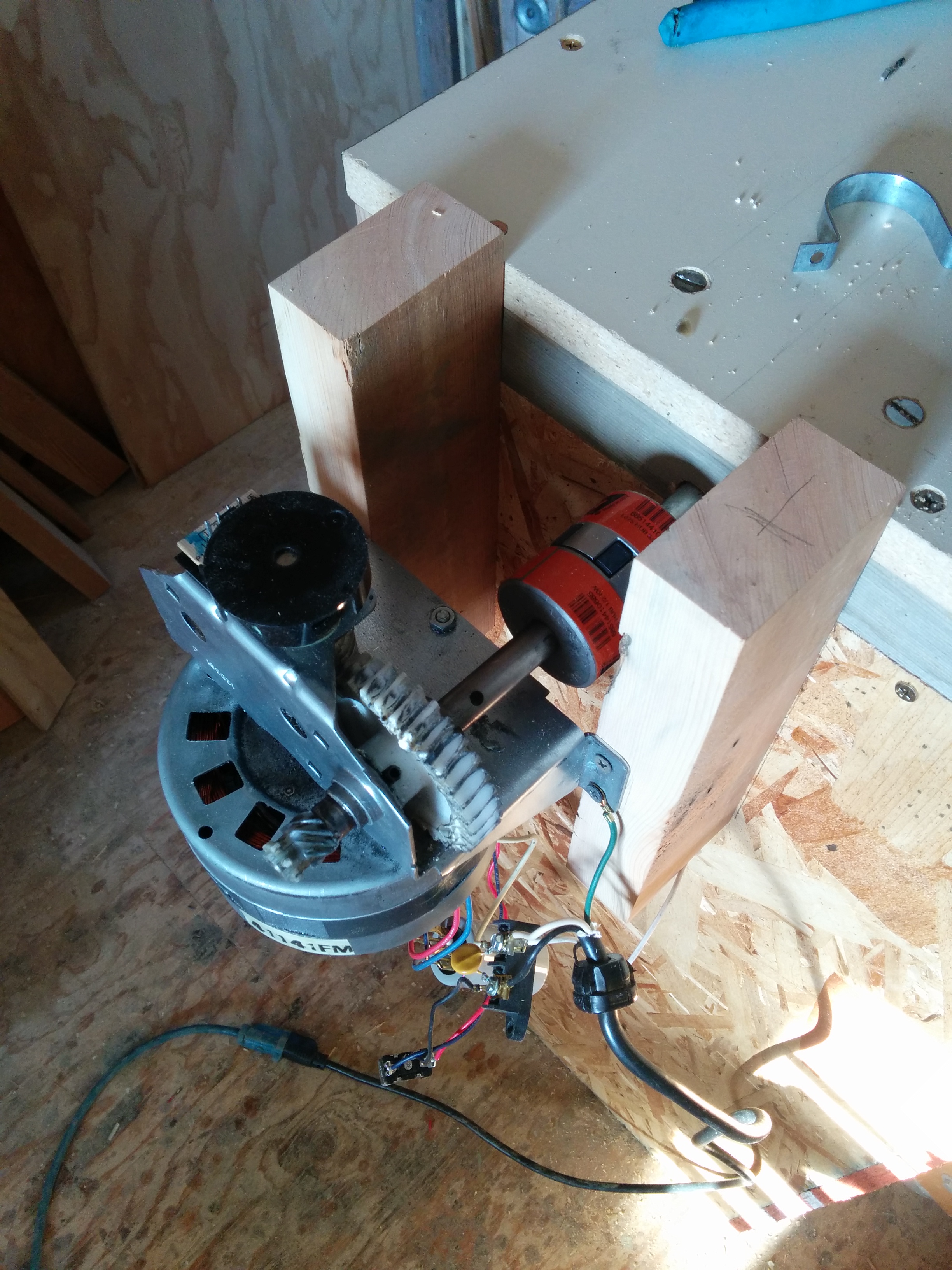 Motorized grain mill